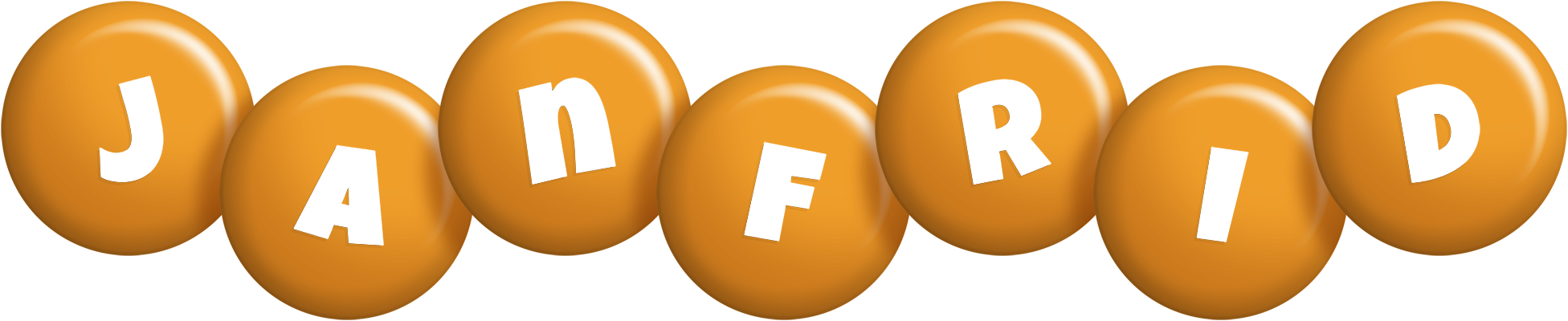 Janfrid candy-orange logo