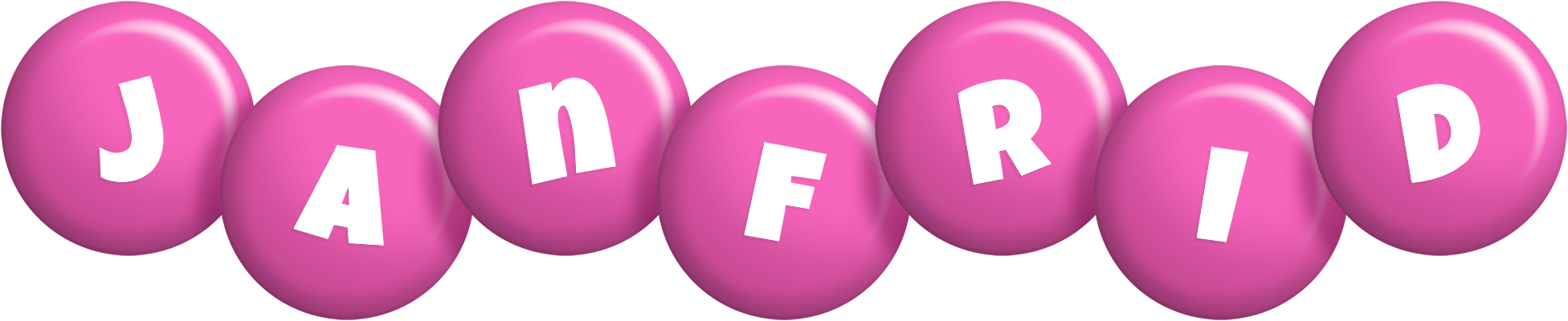 Janfrid candy-pink logo