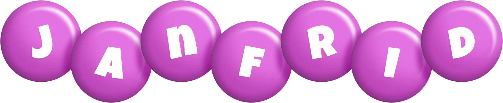 Janfrid candy-purple logo