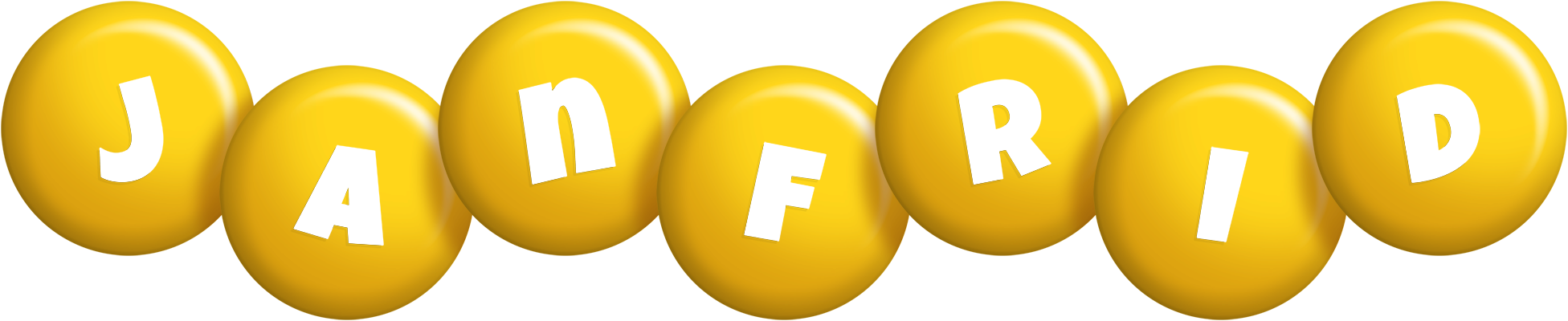 Janfrid candy-yellow logo