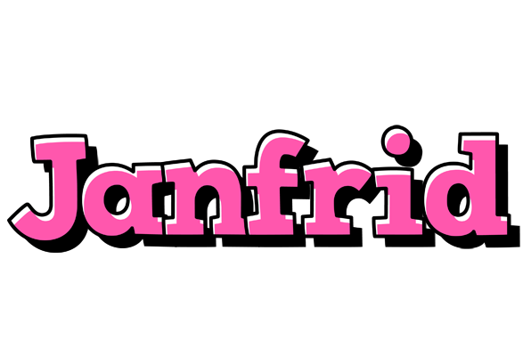 Janfrid girlish logo