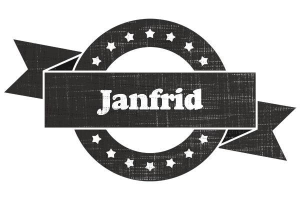 Janfrid grunge logo