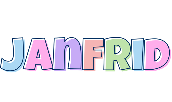 Janfrid pastel logo