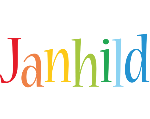 Janhild birthday logo