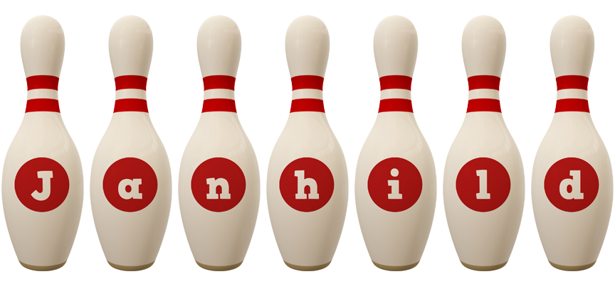 Janhild bowling-pin logo