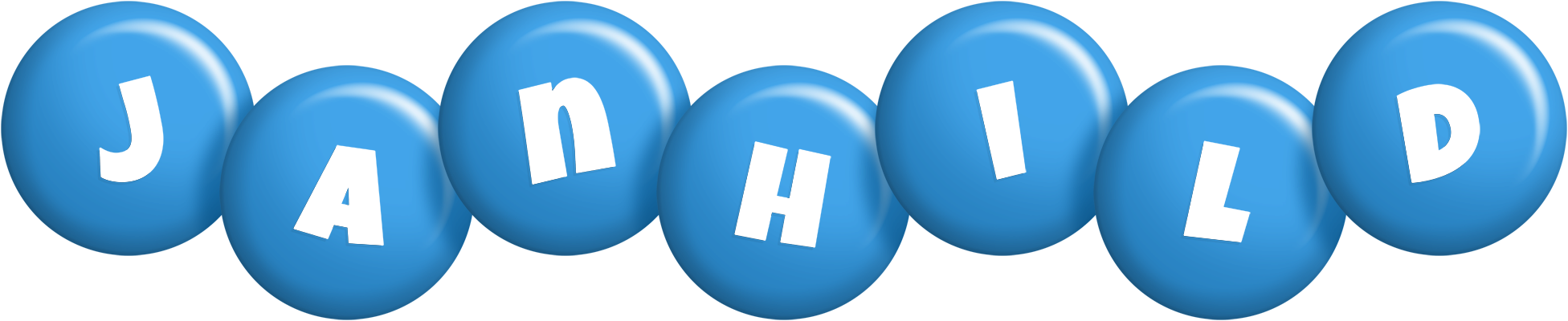 Janhild candy-blue logo