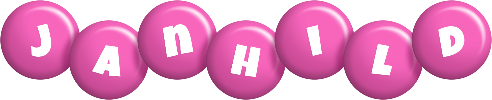 Janhild candy-pink logo