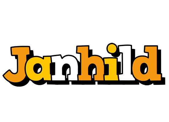 Janhild cartoon logo