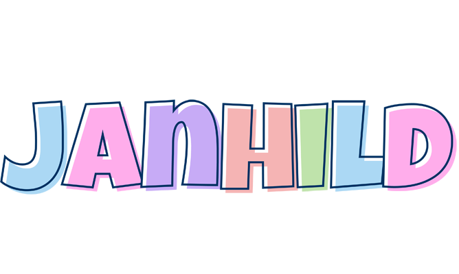 Janhild pastel logo