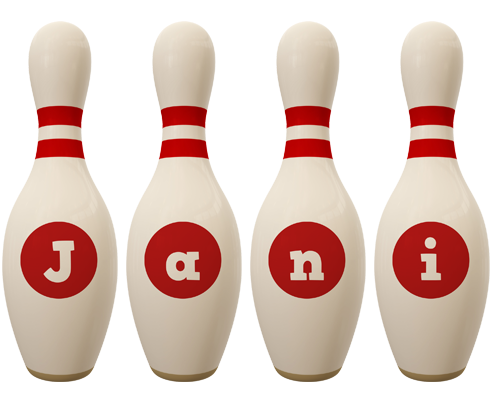 Jani bowling-pin logo