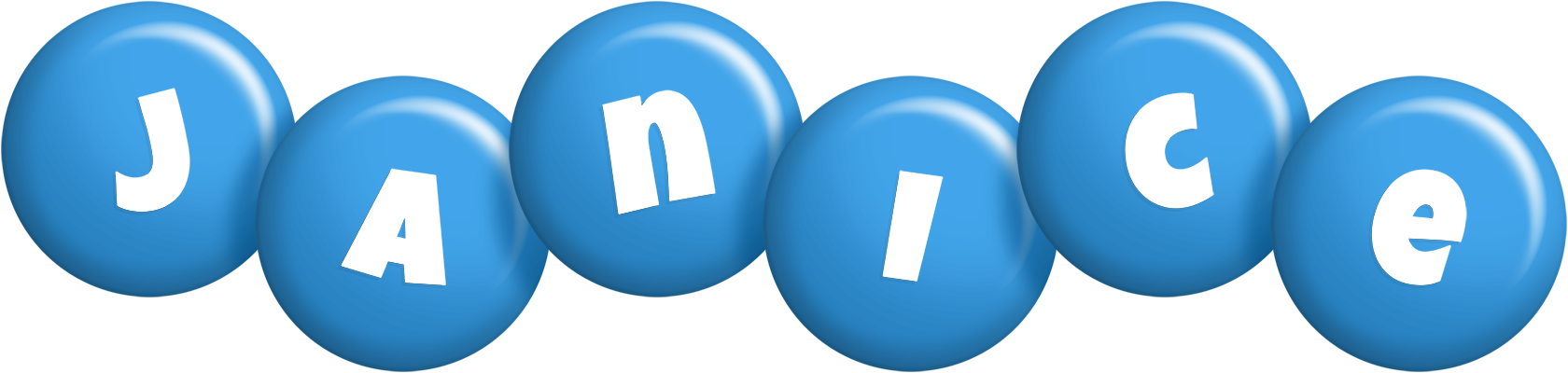 Janice candy-blue logo