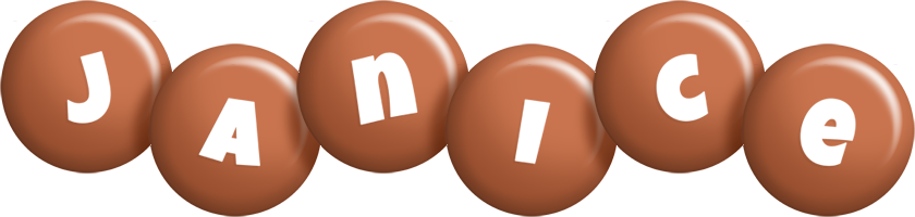 Janice candy-brown logo