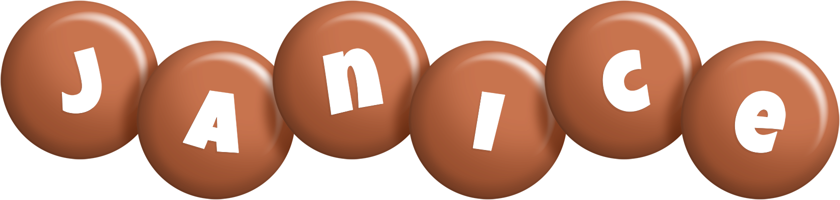 Janice candy-brown logo