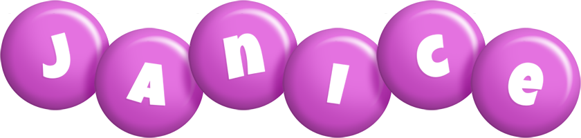 Janice candy-purple logo