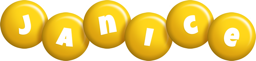 Janice candy-yellow logo