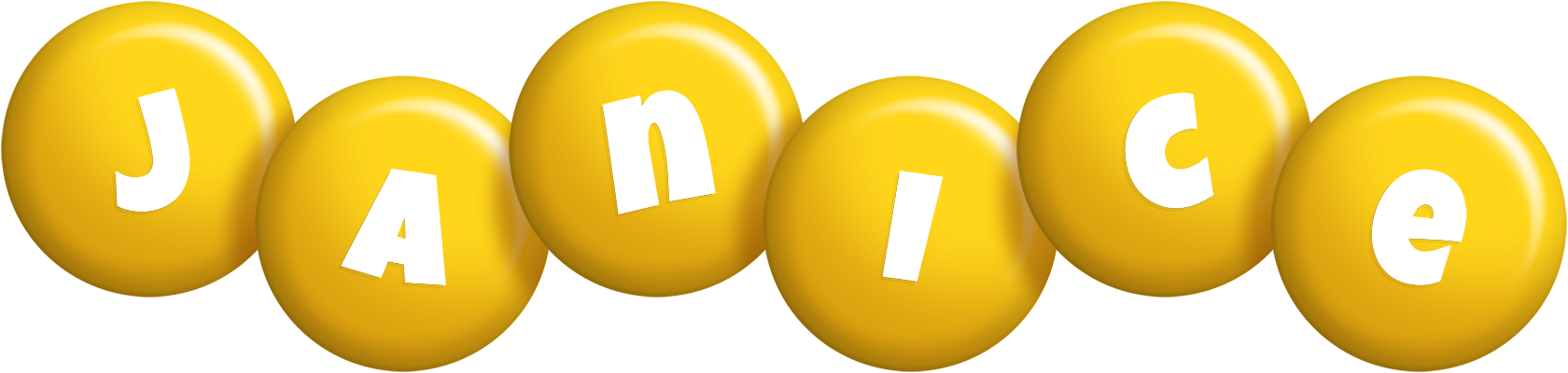 Janice candy-yellow logo