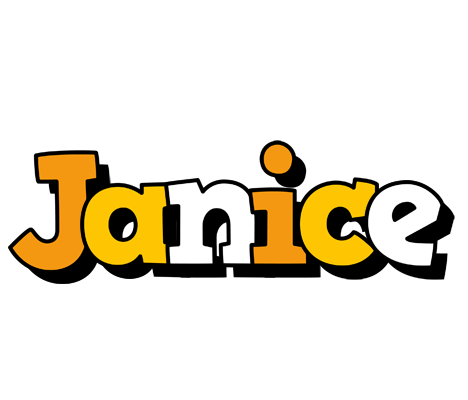 Janice cartoon logo
