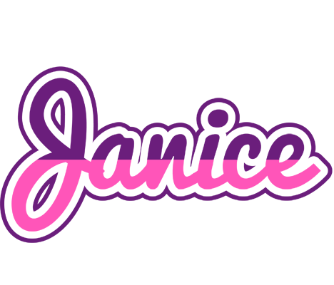 Janice cheerful logo