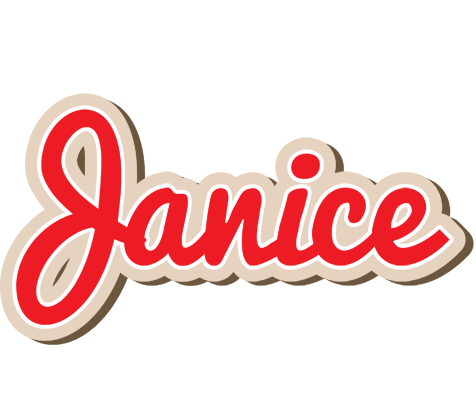 Janice chocolate logo
