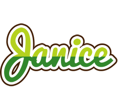 Janice golfing logo
