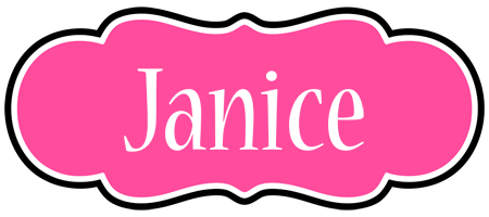Janice invitation logo