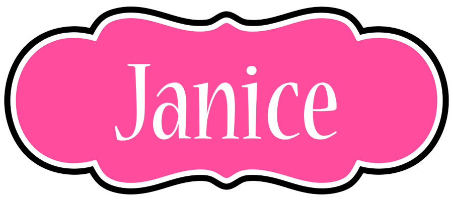 Janice invitation logo