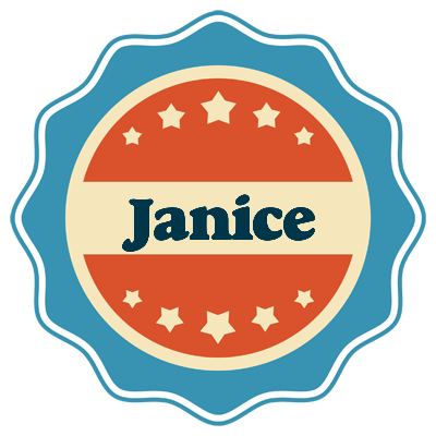 Janice labels logo