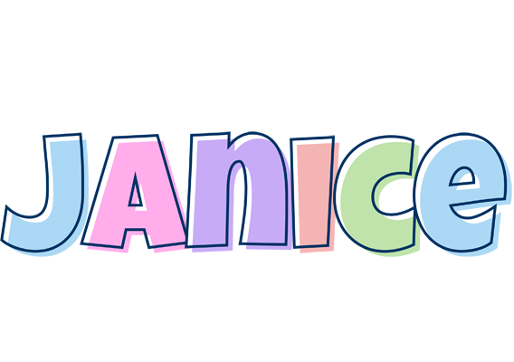 Janice pastel logo