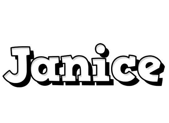 Janice snowing logo