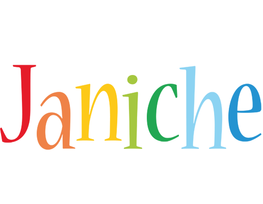 Janiche birthday logo