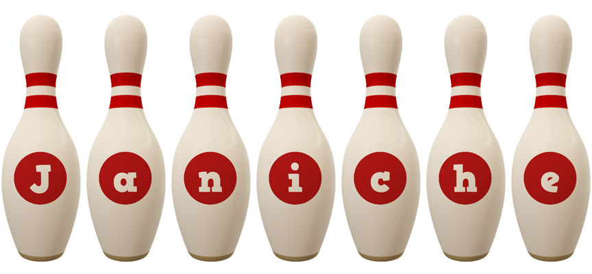 Janiche bowling-pin logo