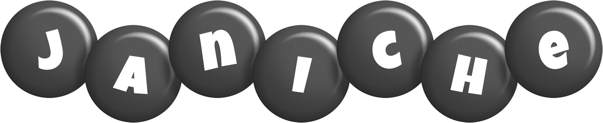 Janiche candy-black logo