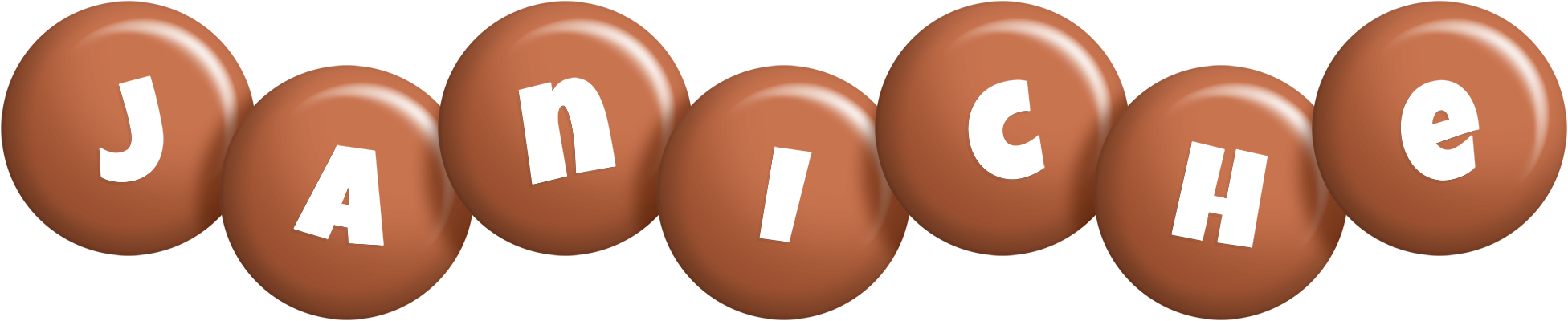 Janiche candy-brown logo