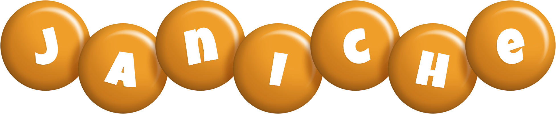 Janiche candy-orange logo