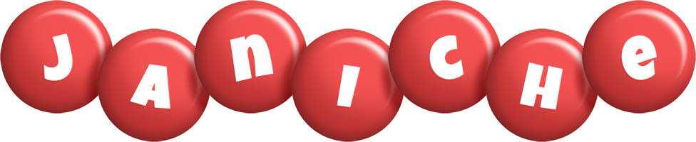 Janiche candy-red logo