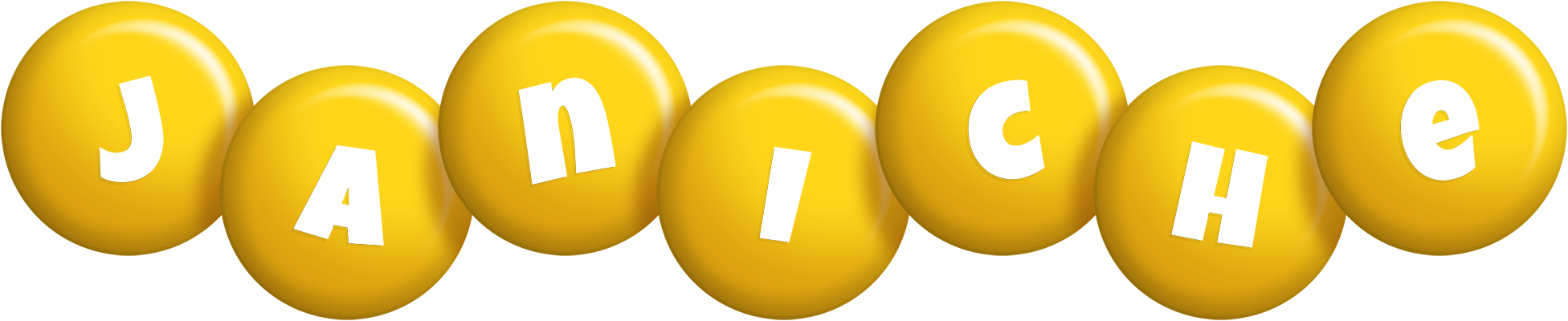 Janiche candy-yellow logo