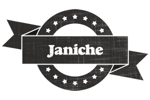 Janiche grunge logo