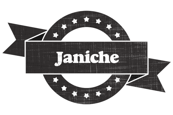Janiche grunge logo