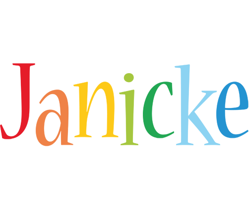 Janicke birthday logo