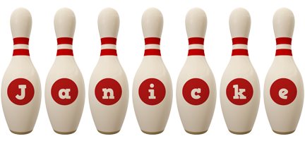 Janicke bowling-pin logo