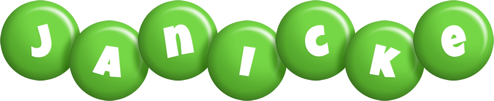 Janicke candy-green logo