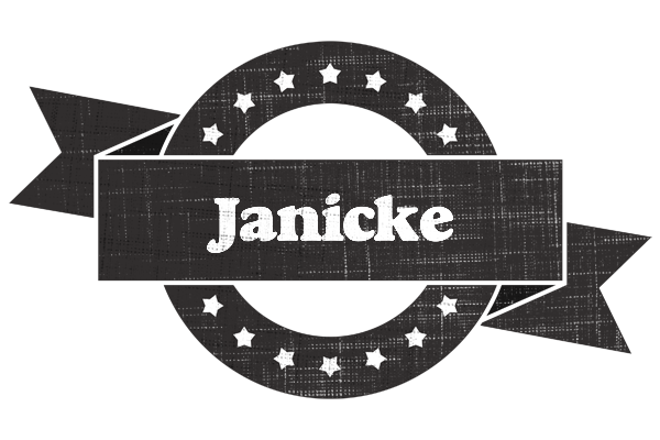 Janicke grunge logo