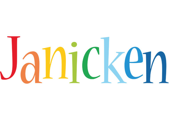 Janicken birthday logo