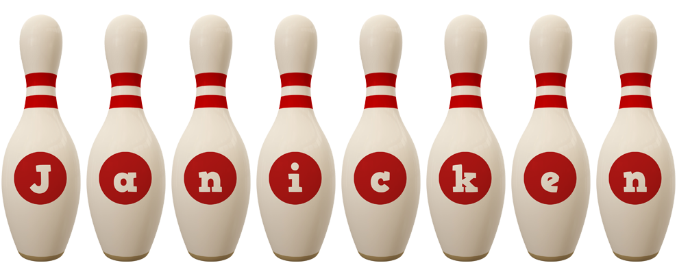 Janicken bowling-pin logo