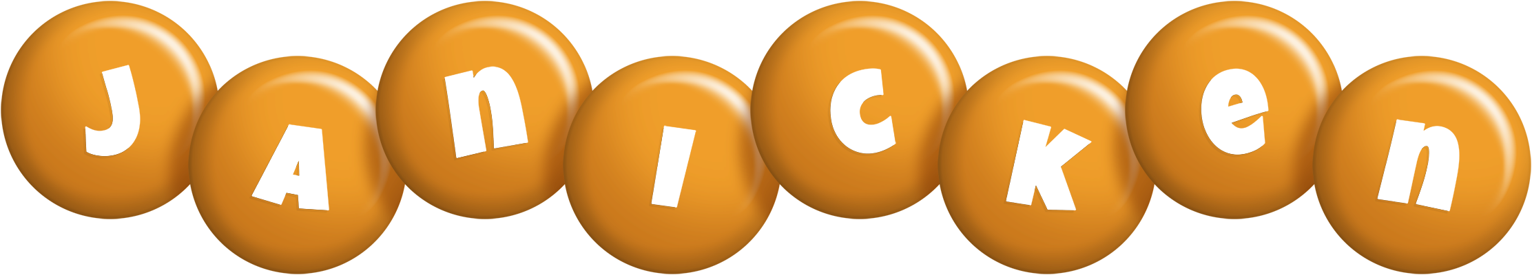 Janicken candy-orange logo