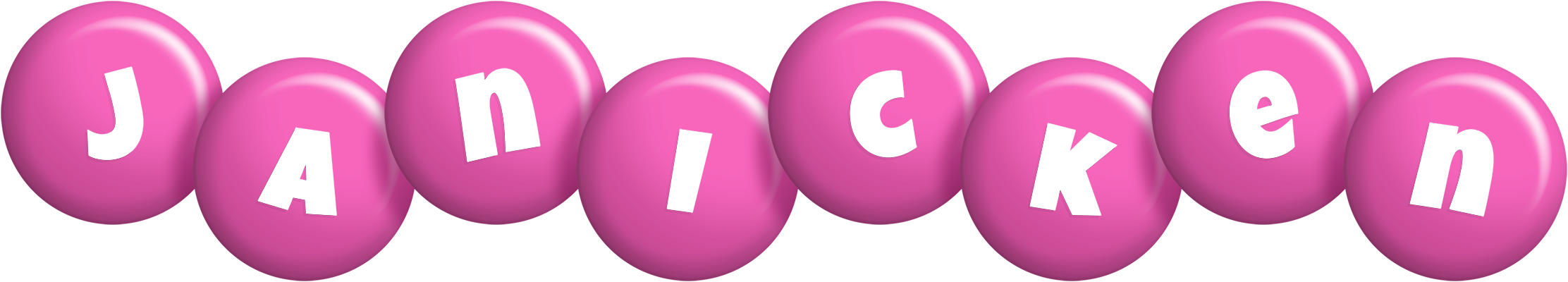 Janicken candy-pink logo