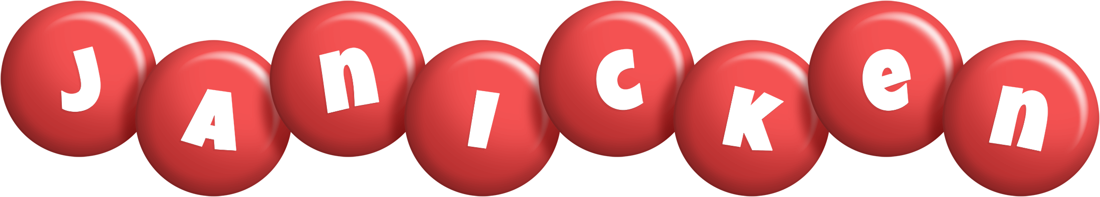 Janicken candy-red logo