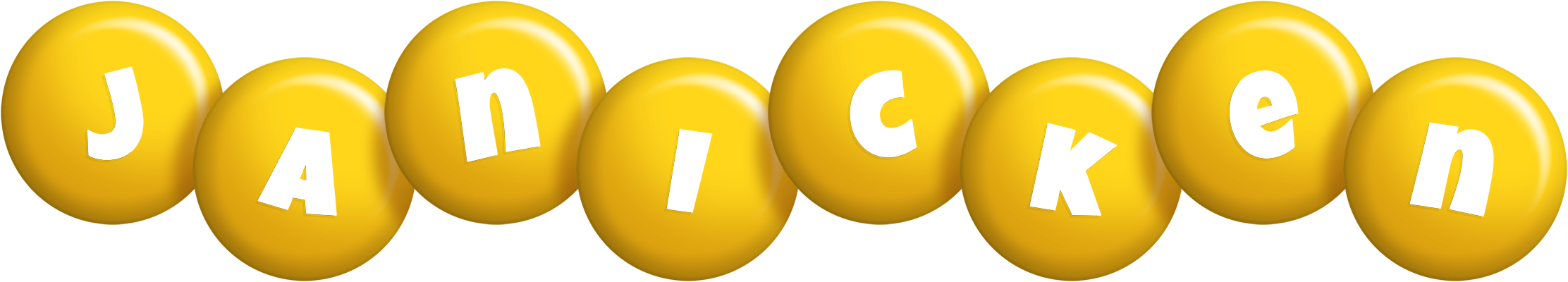 Janicken candy-yellow logo