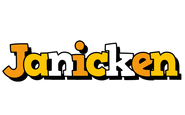 Janicken cartoon logo