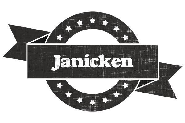 Janicken grunge logo